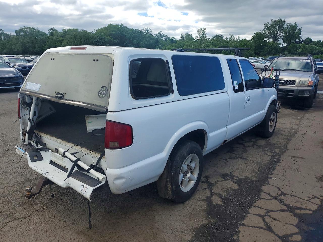 1997 Gmc Sonoma White vin: 1GTDT19W1V8525969