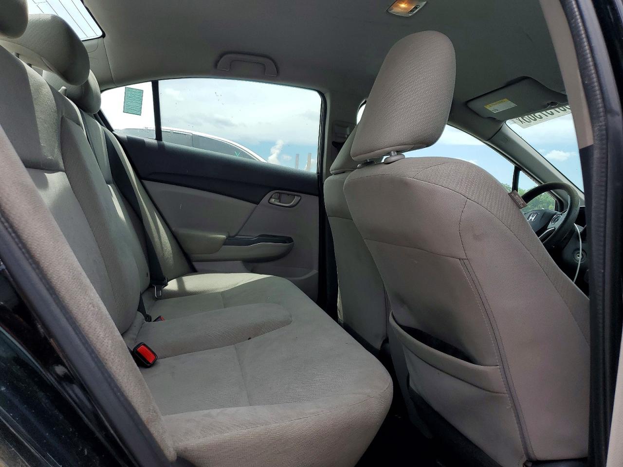 2013 Honda Civic Lx Black vin: 19XFB2F56DE242470