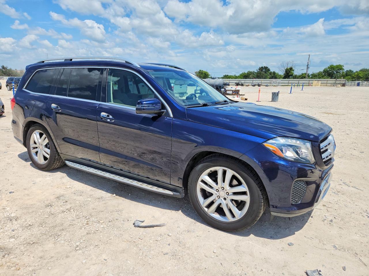 2017 Mercedes-benz Gls 450 4matic Blue vin: 4JGDF6EEXHA829635