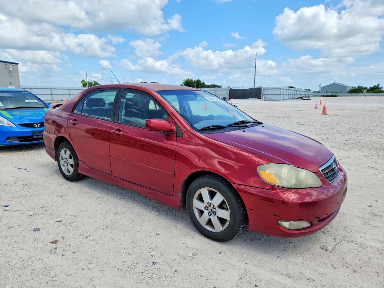 2007 Toyota Corolla S Красный vin: 1NXBR32E47Z812649
