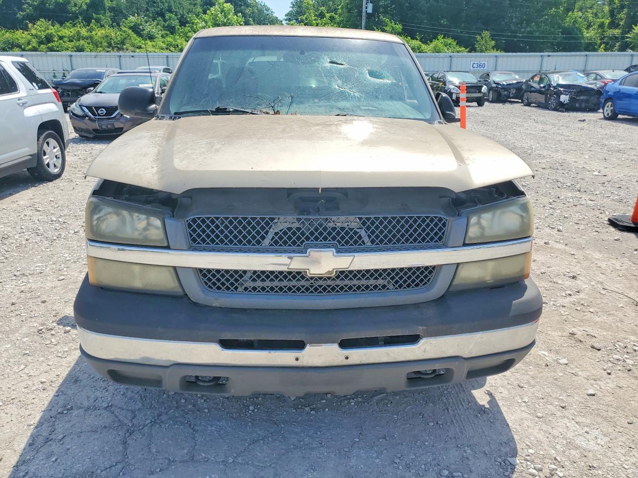 2004 Chevrolet Silverado C1500 Желто-коричневый vin: 1GCEC14X54Z216227