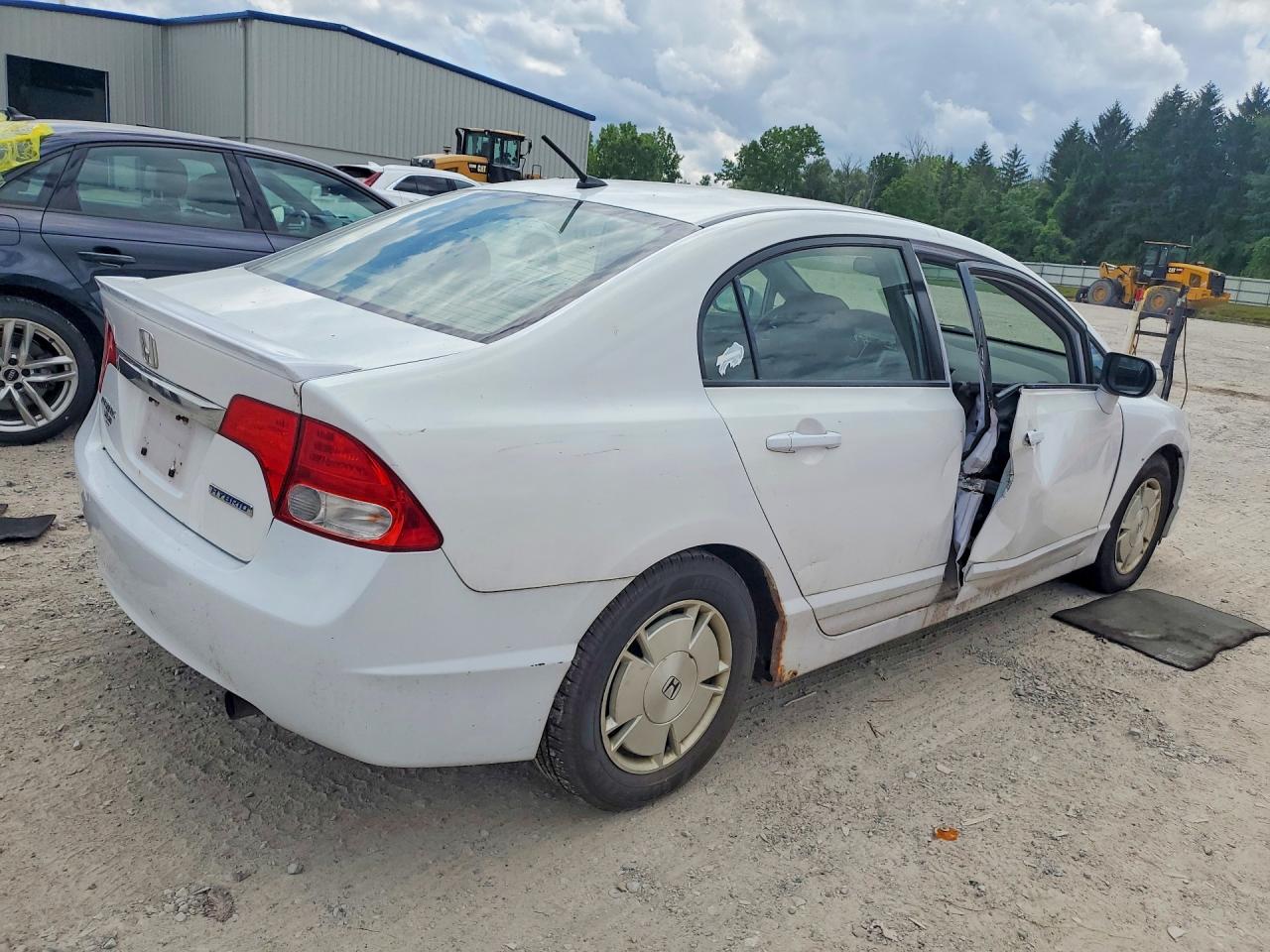 2009 Honda Civic Hybrid White vin: JHMFA36259S013280
