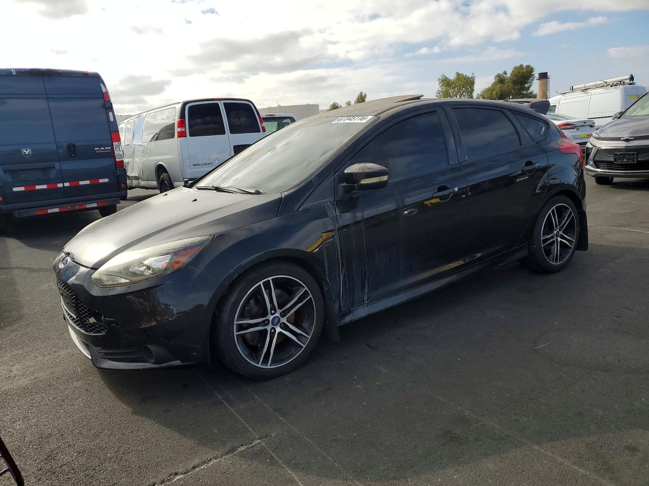 2013 Ford Focus St Black vin: 1FADP3L91DL254612