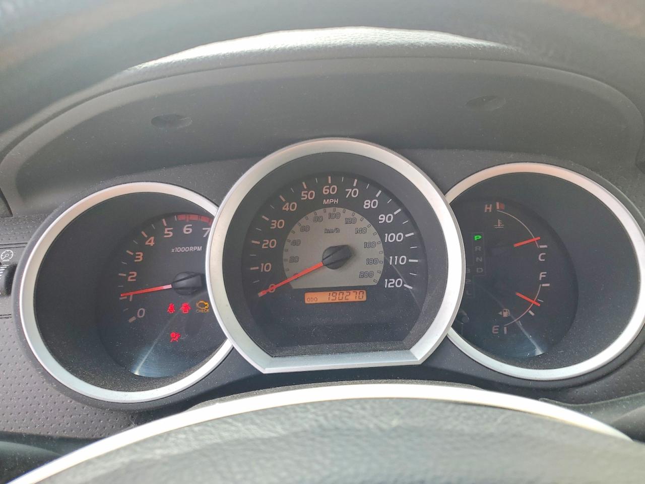 2007 Toyota Tacoma Access Cab Red vin: 5TETX22N47Z357270