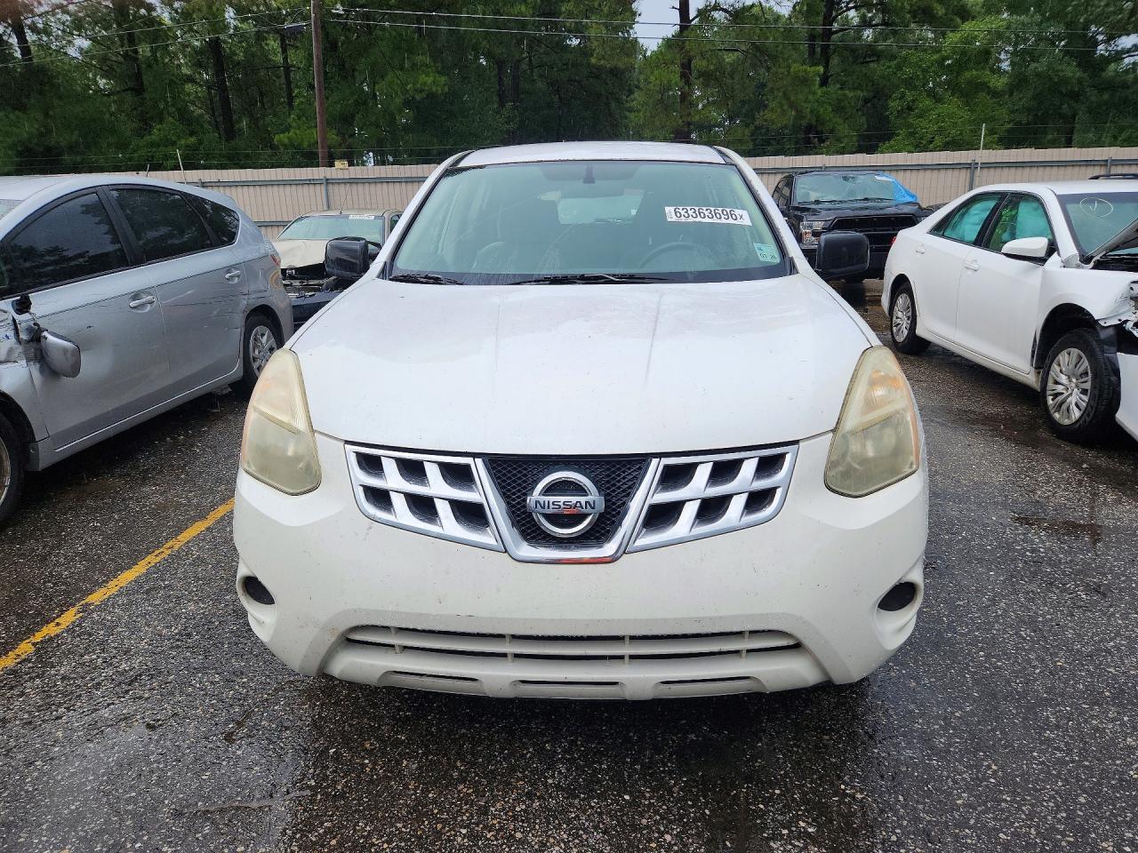 2011 Nissan Rogue S Белый vin: JN8AS5MT4BW186100
