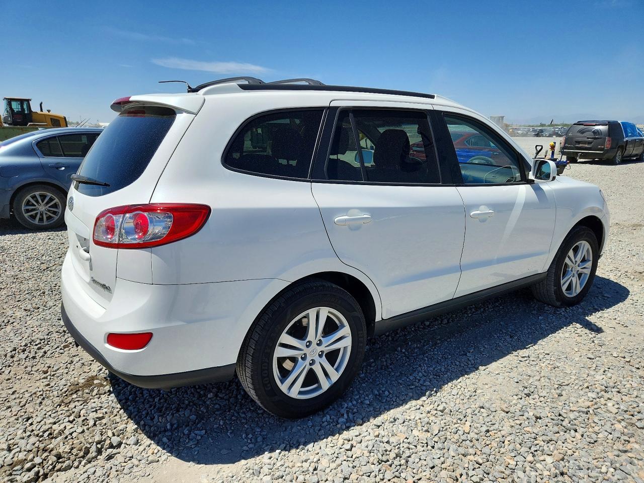 2010 Hyundai Santa Fe Se White vin: 5NMSH4AG9AH397195