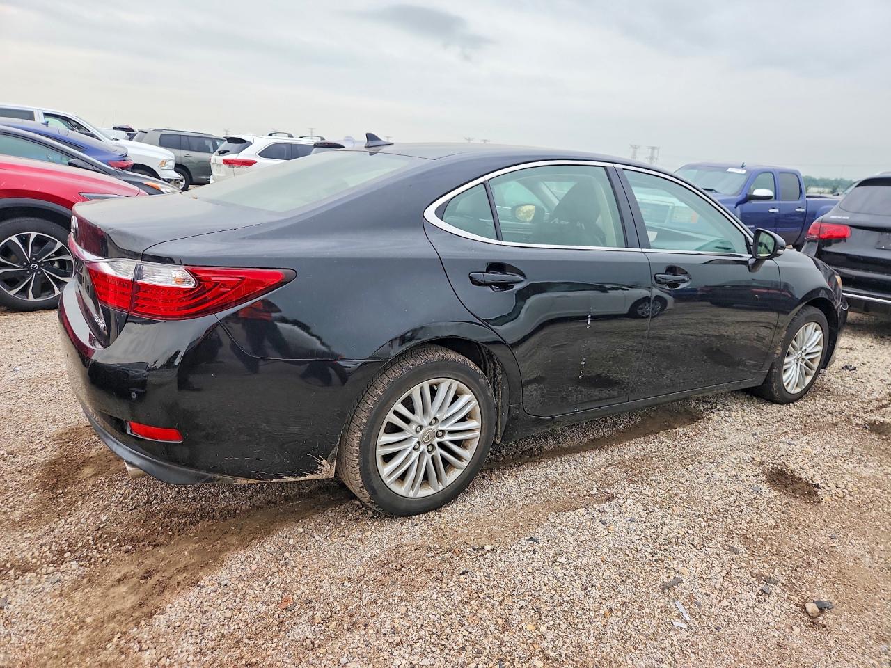 2014 Lexus Es 350 Black vin: JTHBK1GGXE2092854