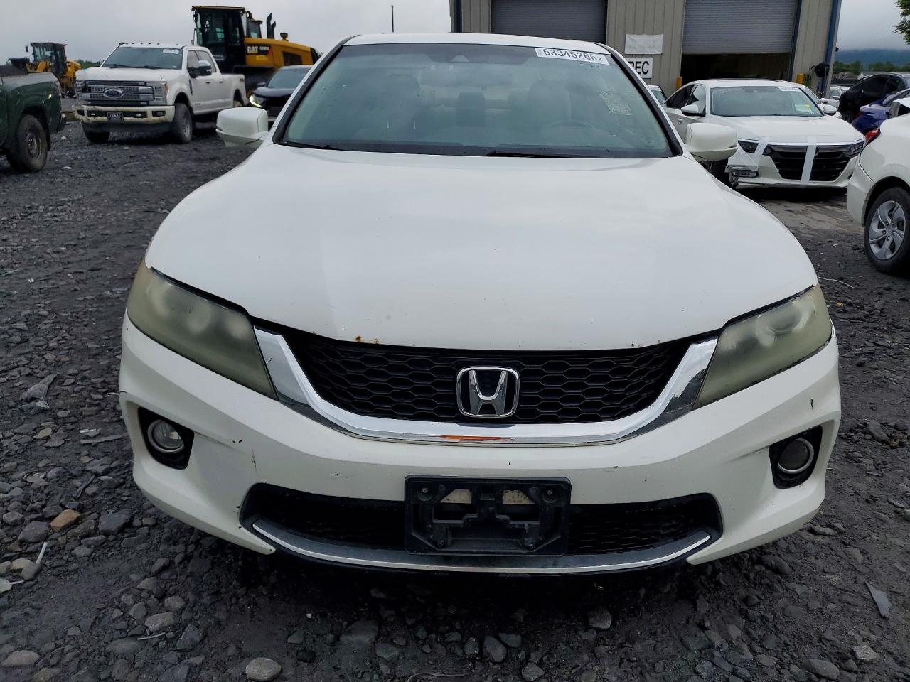 2013 Honda Accord Exl White vin: 1HGCT2B83DA008078