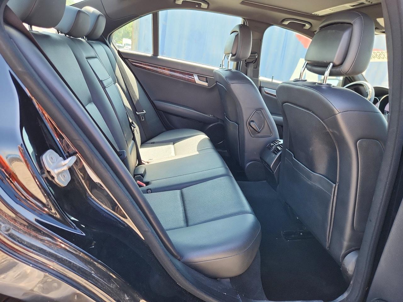 2012 Mercedes-benz C 250 Black vin: WDDGF4HB9CA614303