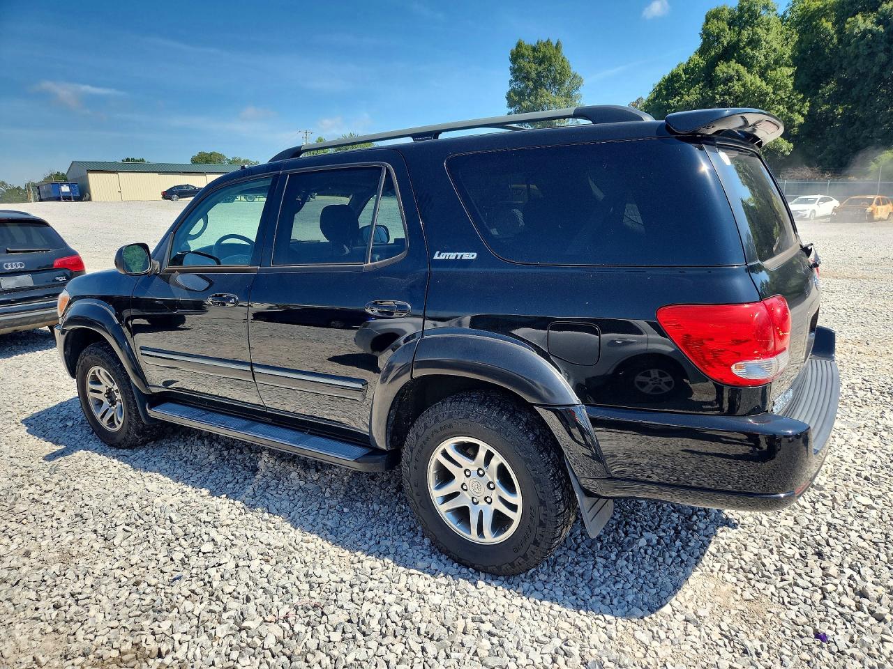 2006 Toyota Sequoia Limited Black vin: 5TDBT48A96S266143