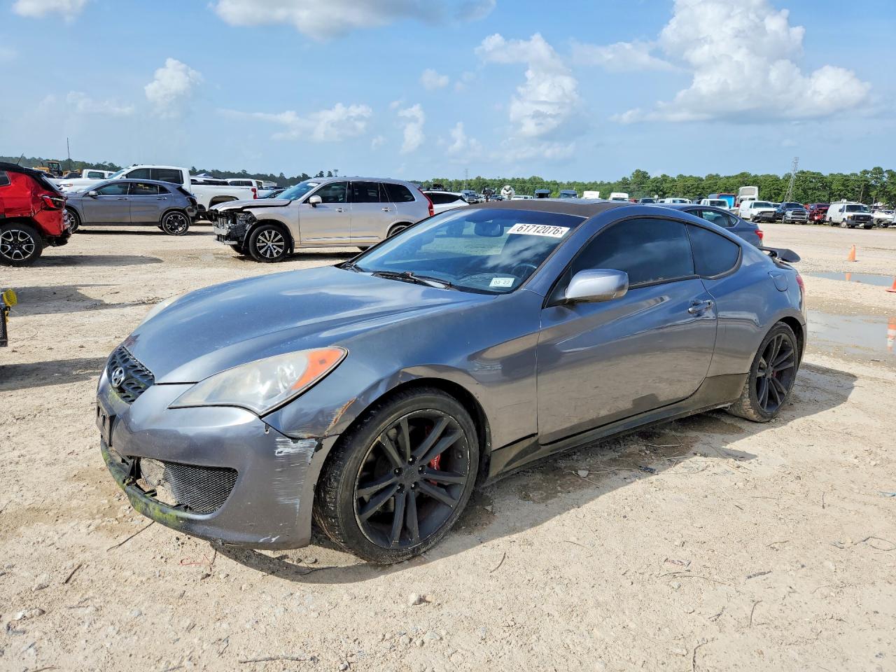2010 Hyundai Genesis Coupe 2.0t Track Gray vin: KMHHT6KD4AU027429