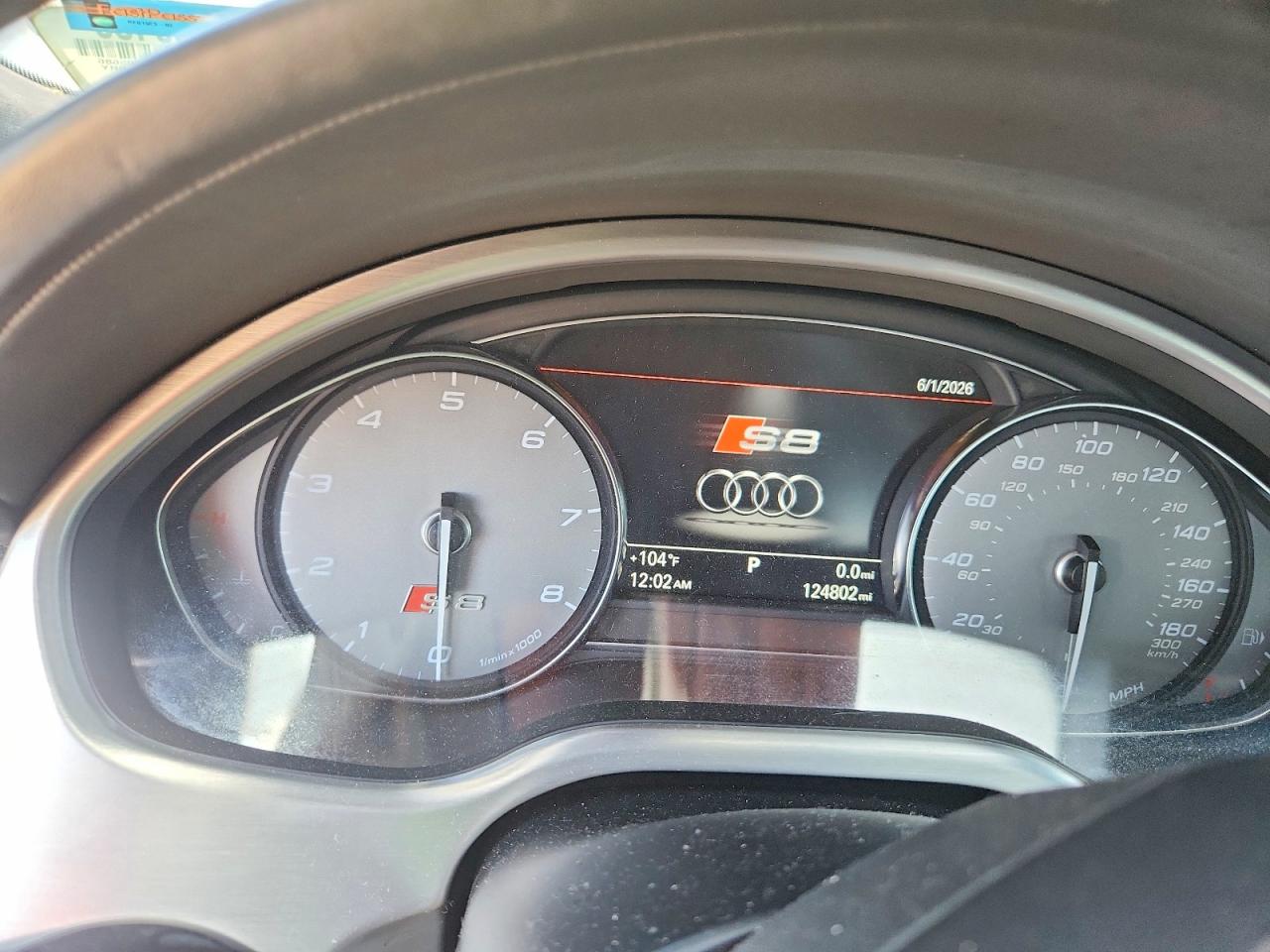 2014 Audi S8 Quattro Gray vin: WAUD2AFD2EN005686