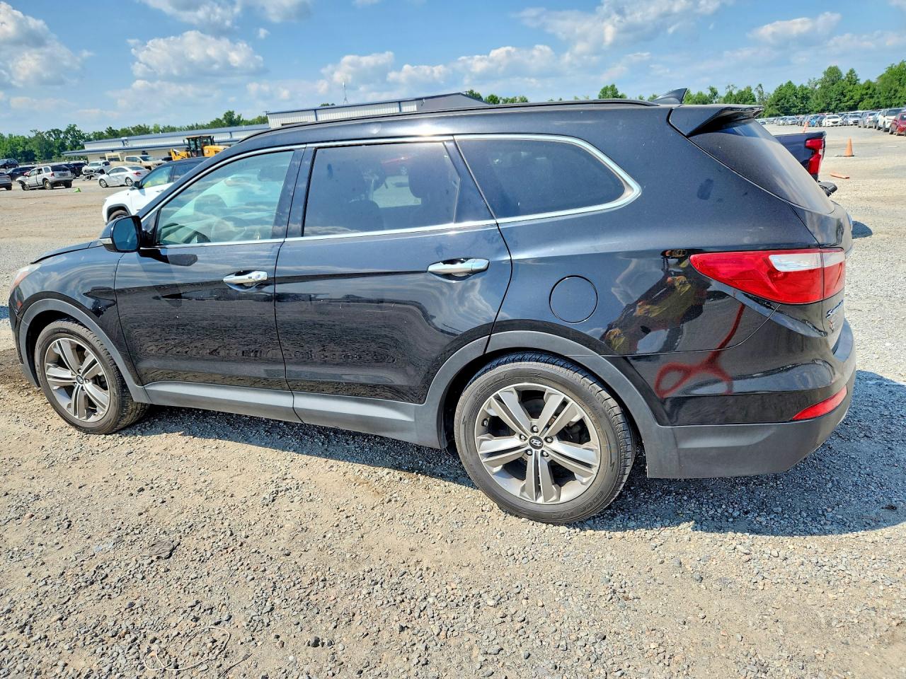 2013 Hyundai Santa Fe Limited Black vin: KM8SR4HF7DU007374