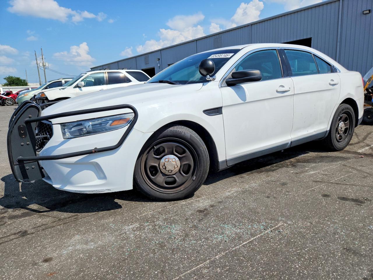 2013 Ford Taurus Police Interceptor White vin: 1FAHP2L83DG132023