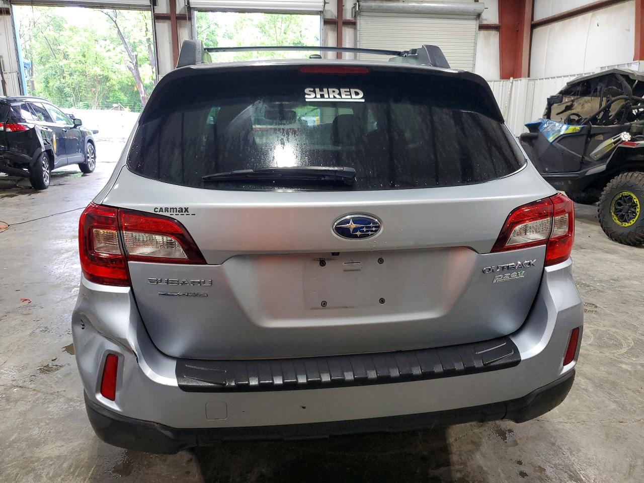 2015 Subaru Outback 2.5i Premium Silver vin: 4S4BSADC1F3332206