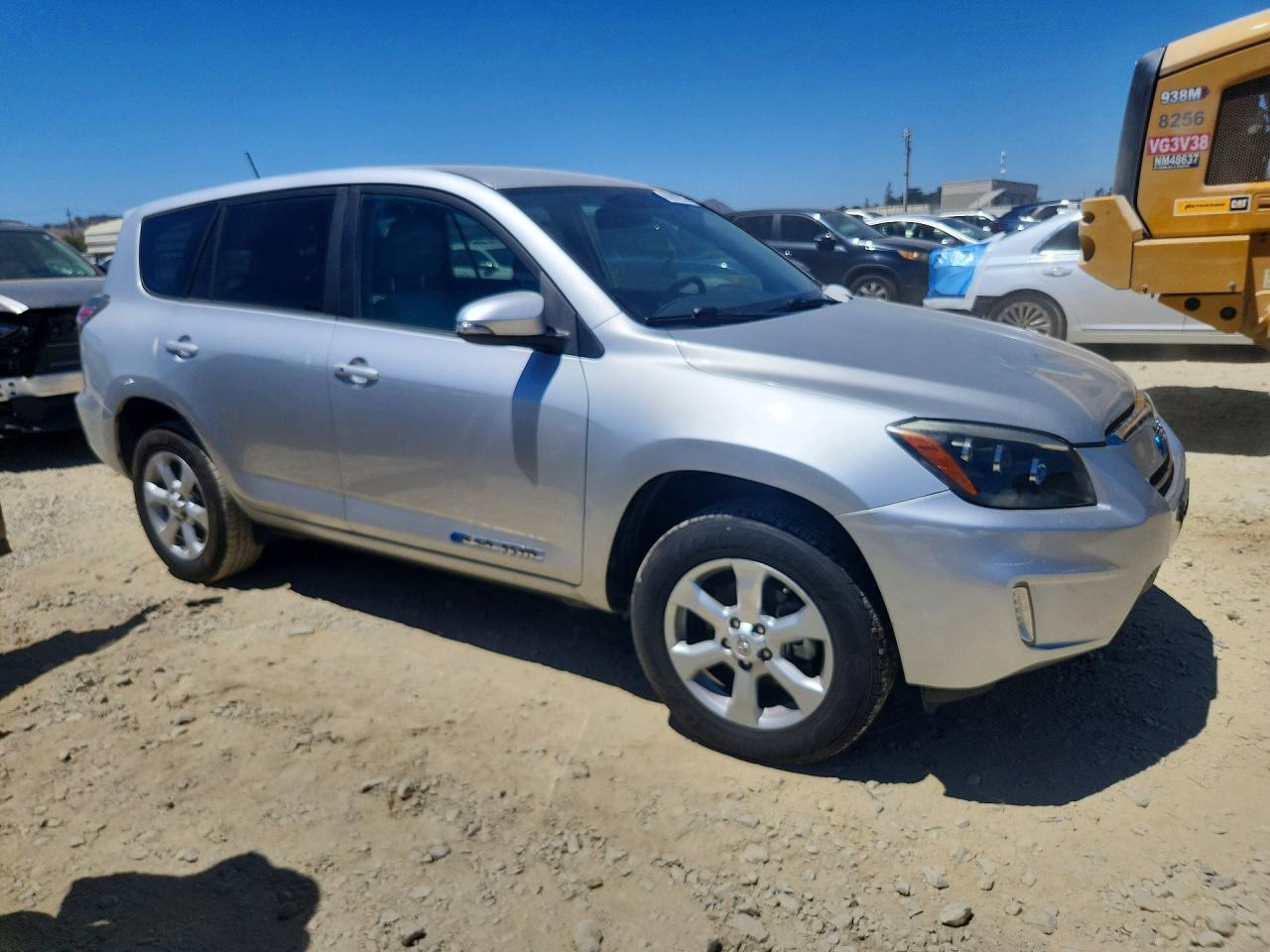 2014 Toyota Rav4 Ev Base Silver vin: 2T3YL4DV7EW002418