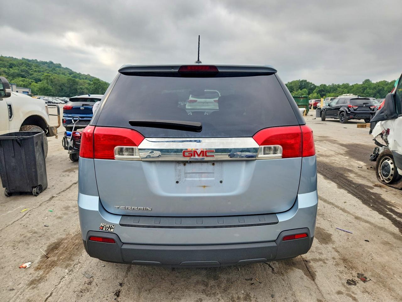 2015 Gmc Terrain Sle Blue vin: 2GKALMEK4F6351396