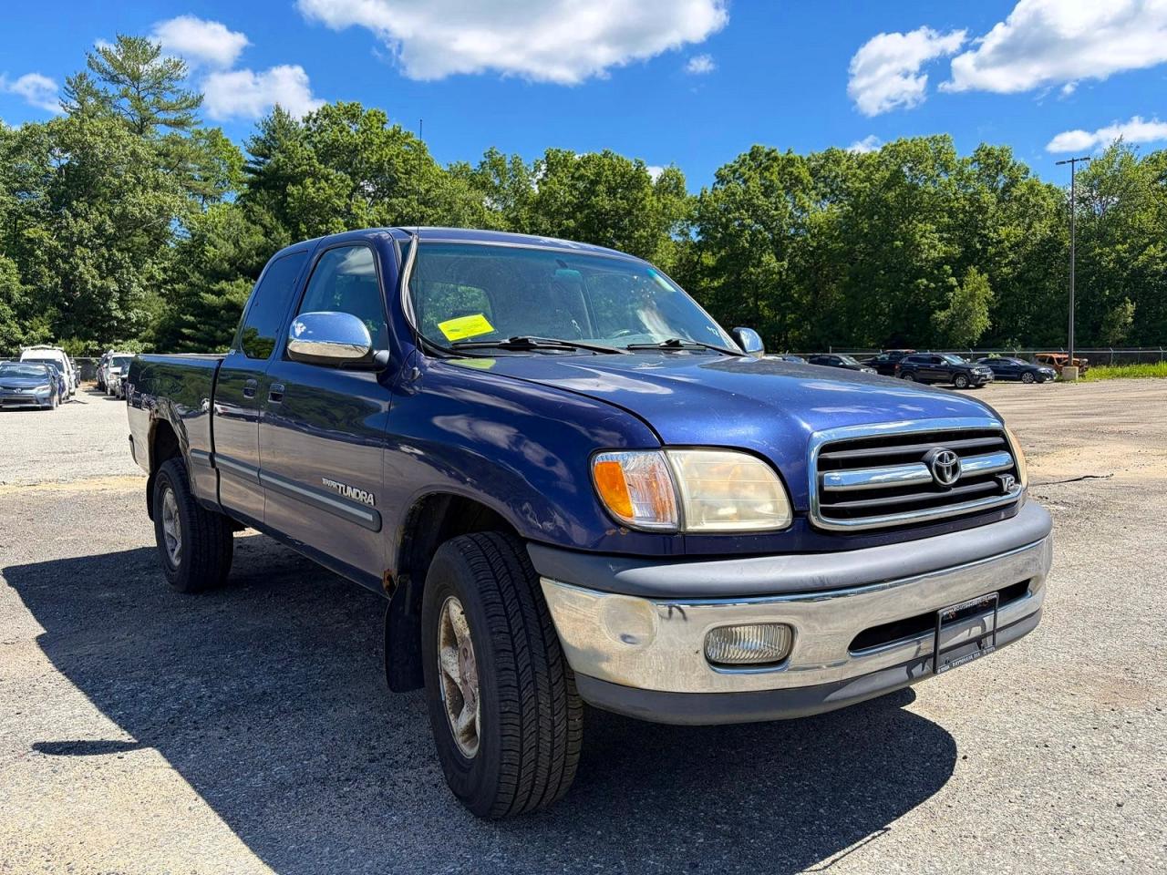 2000 Toyota Tundra Sr5 Blue vin: 5TBBT4410YS034872