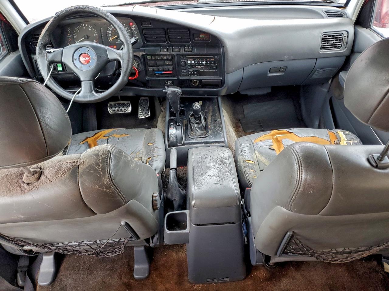 1993 Toyota Land Cruiser Dj81 Burgundy vin: JT3DJ81W3P0032925