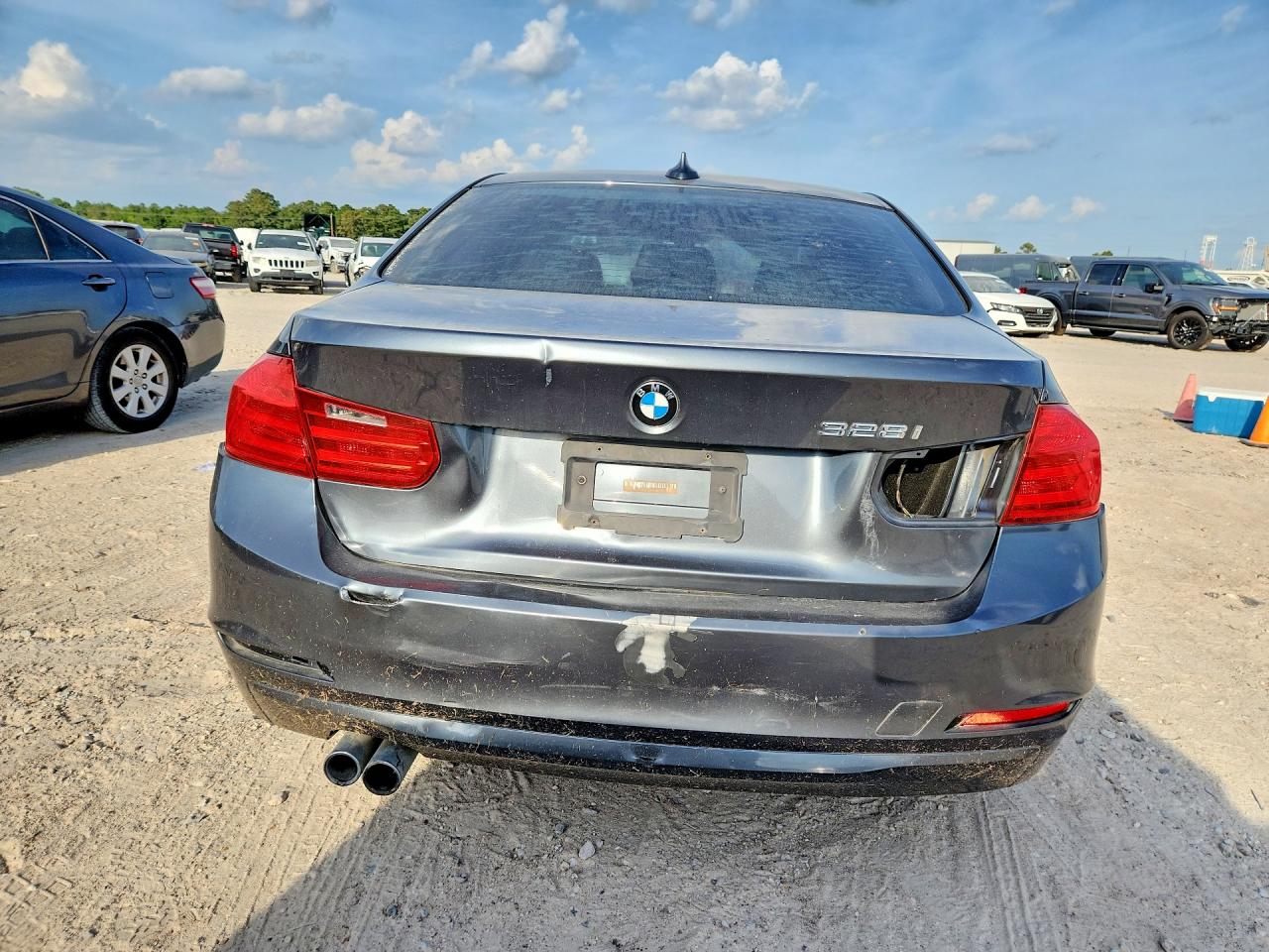 2013 Bmw 328 I Gray vin: WBA3A5G54DNP21758