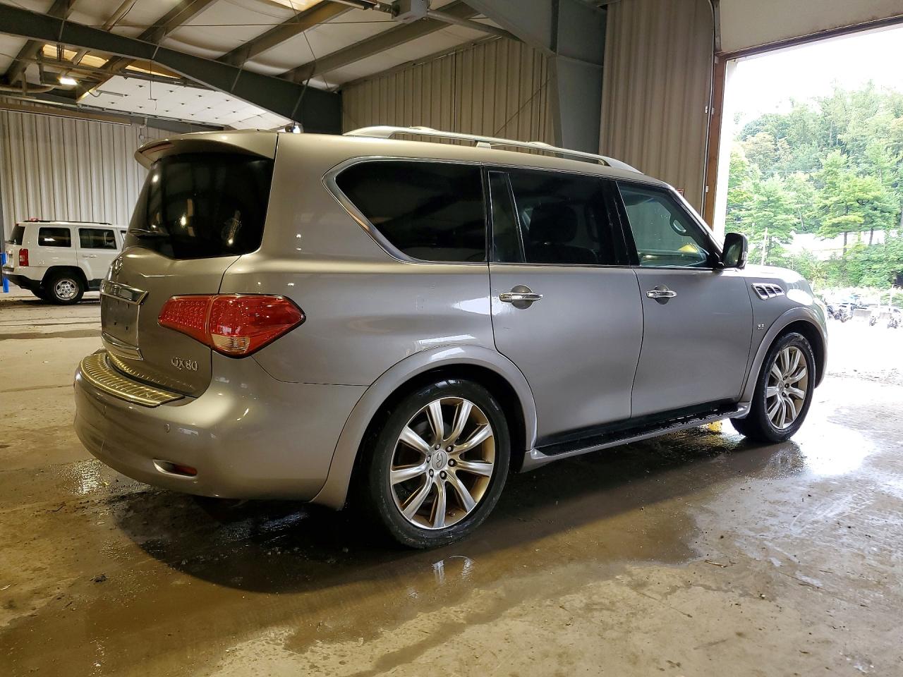 2014 Infiniti Qx80 Base Серый vin: JN8AZ2NE6E9063315