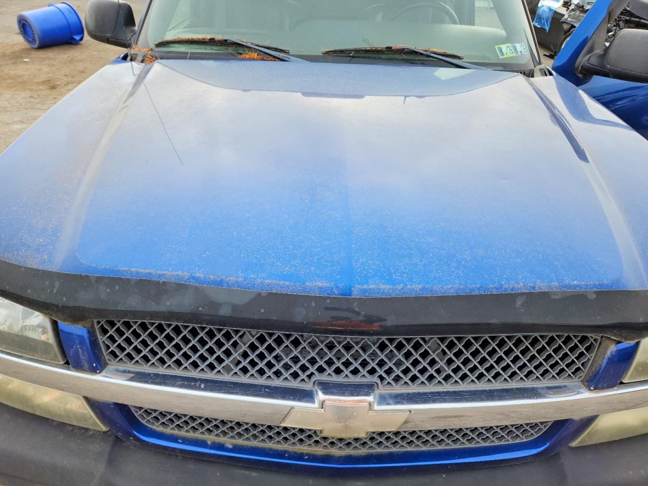 2003 Chevrolet Silverado K1500 Blue vin: 2GCEK19T631280177