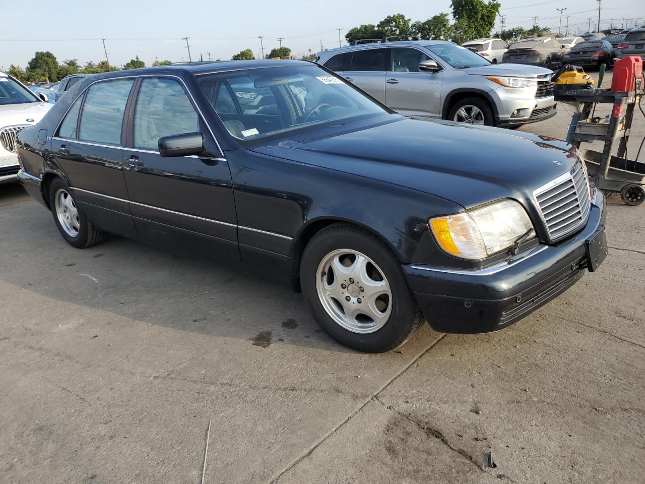 1999 Mercedes-benz S 600 Зеленый vin: WDBGA57G5XA428158
