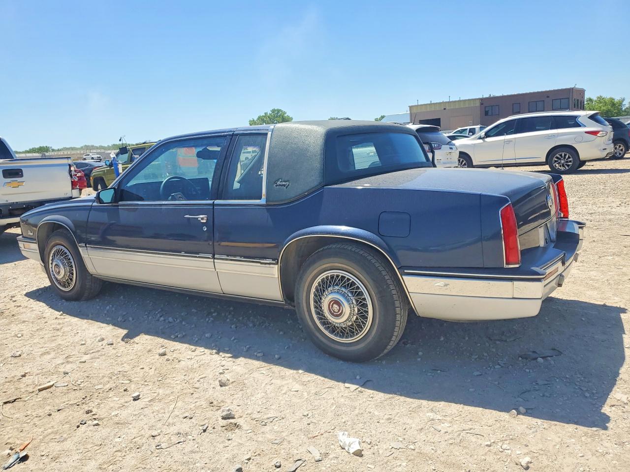 1988 Cadillac Eldorado Blue vin: 1G6EL115XJU630473