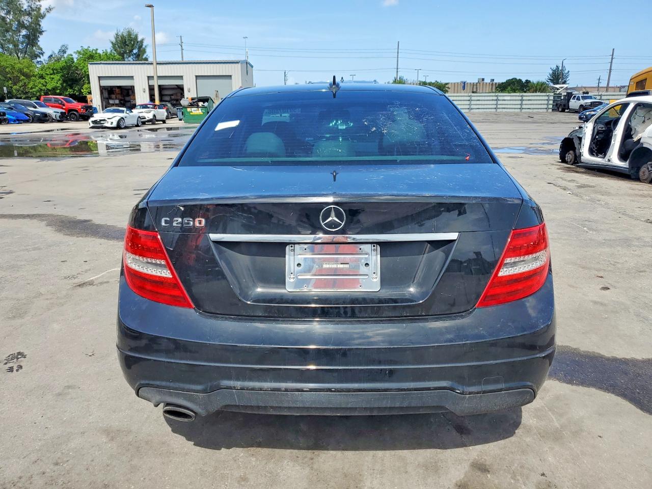 2014 Mercedes-benz C 250 Black vin: WDDGF4HB7EG232206