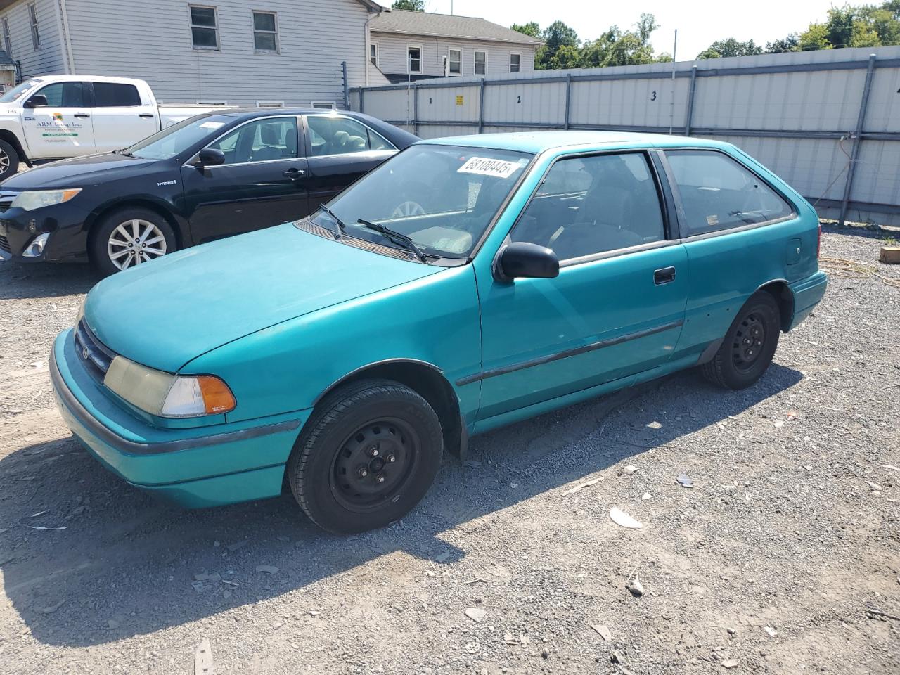 1994 Hyundai Excel    Turquoise vin: KMHVD12J3RU332361