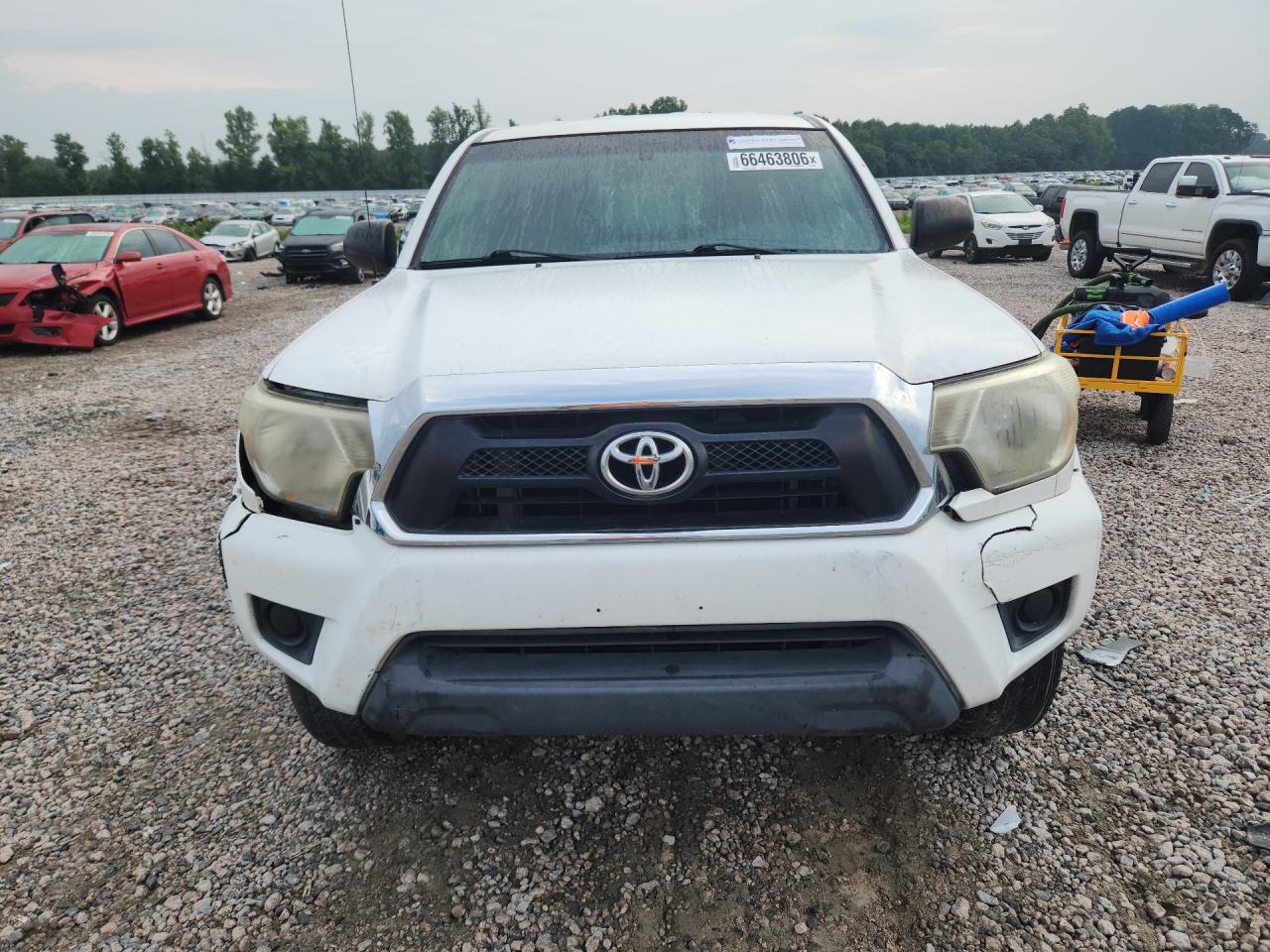 2012 Toyota Tacoma Prerunner Access Cab White vin: 5TFTX4GNXCX010063