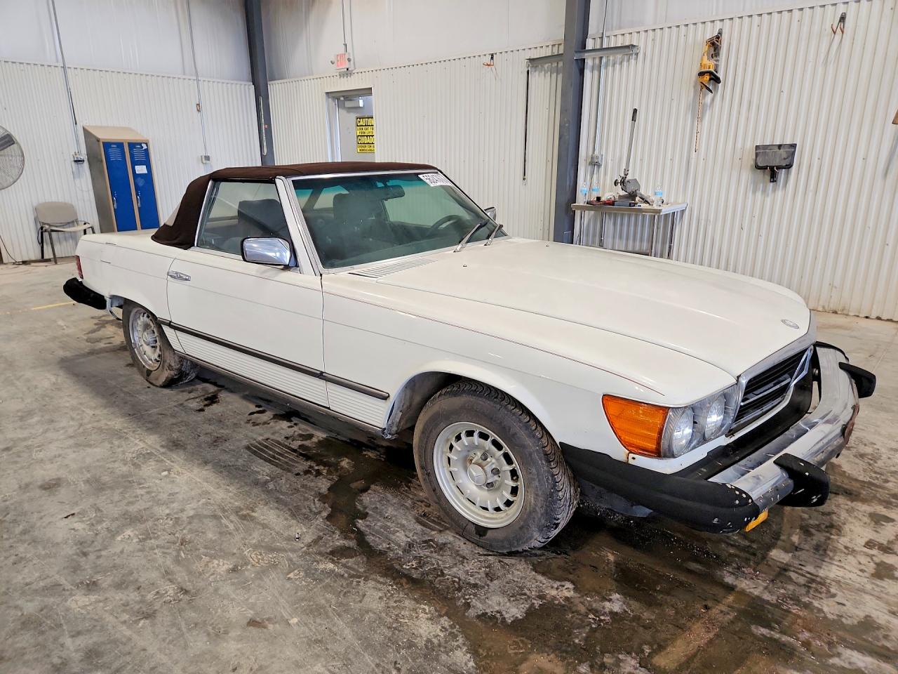1983 Mercedes-benz 380 Sl White vin: WDBBA45A9DB022361