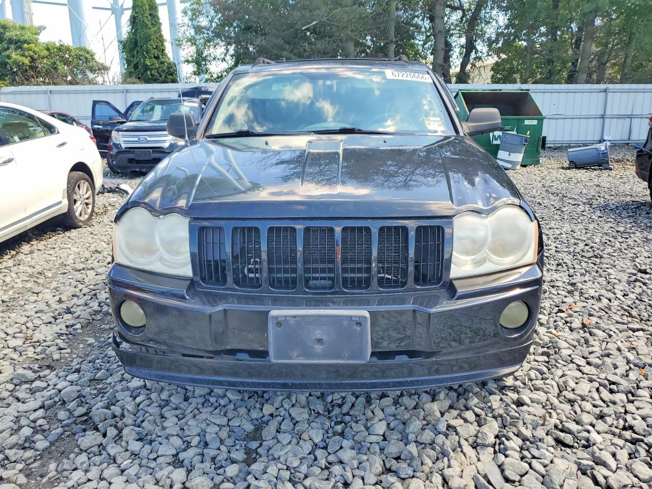 2007 Jeep Grand Cherokee Laredo Black vin: 1J8GR48K97C623832