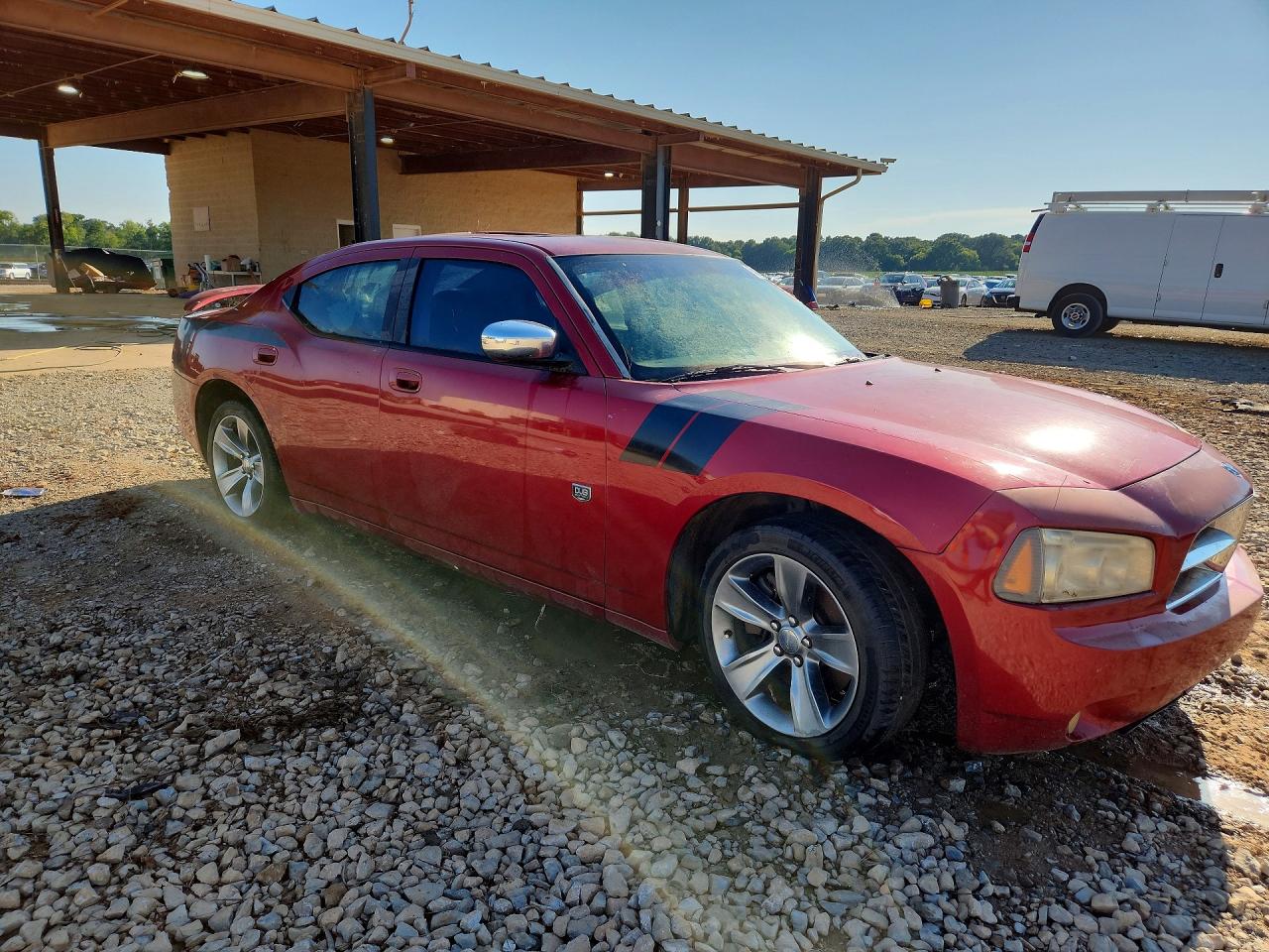 2007 Dodge Charger Se Red vin: 2B3KA43R07H695787