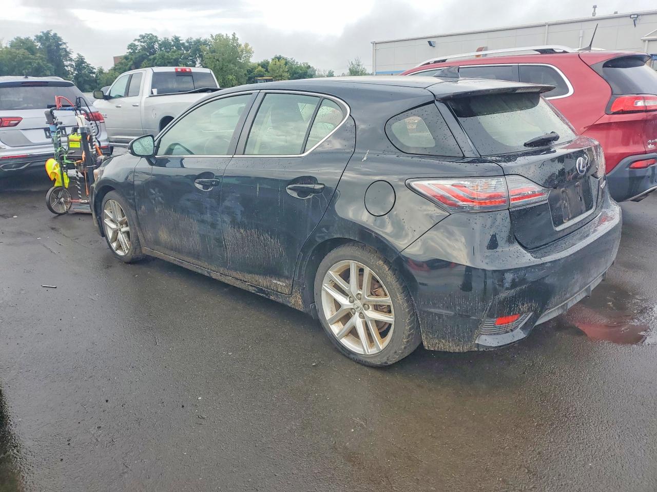 2014 Lexus Ct 200 Black vin: JTHKD5BH2E2188737