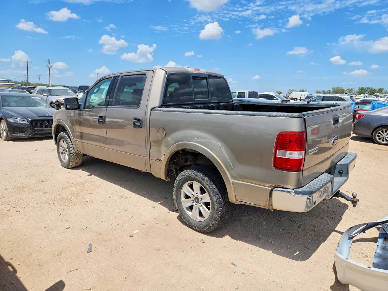 2004 Ford F150 Supercrew Beige vin: 1FTPW14574KC90028