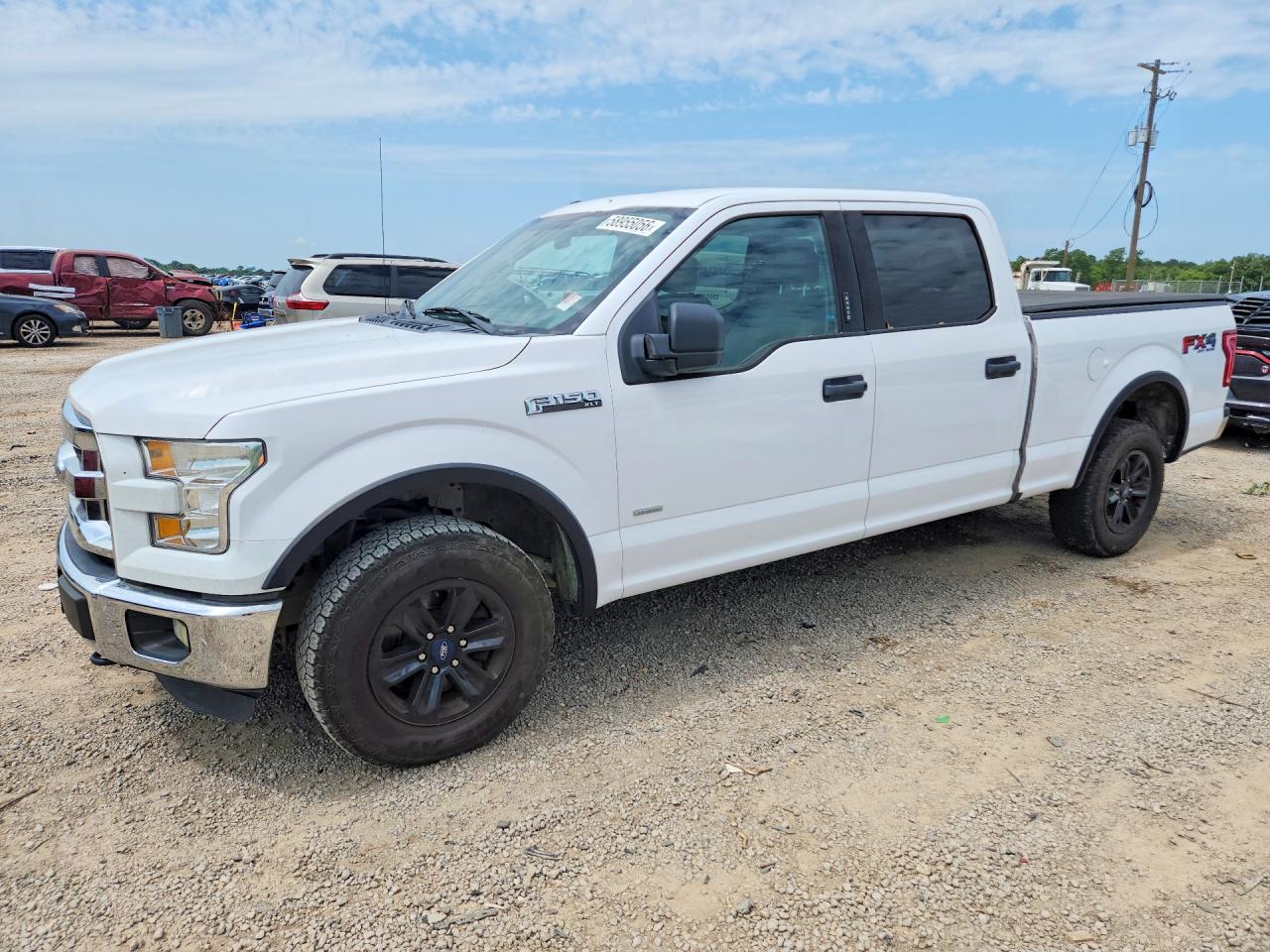 2015 Ford F150 Supercrew Белый vin: 1FTFW1EG3FKD85295