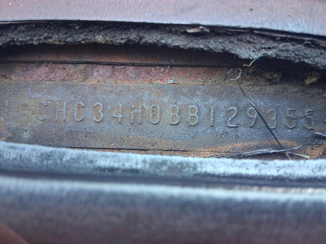1981 Chevrolet C30 Orange vin: 1GCHC34M0BB129355