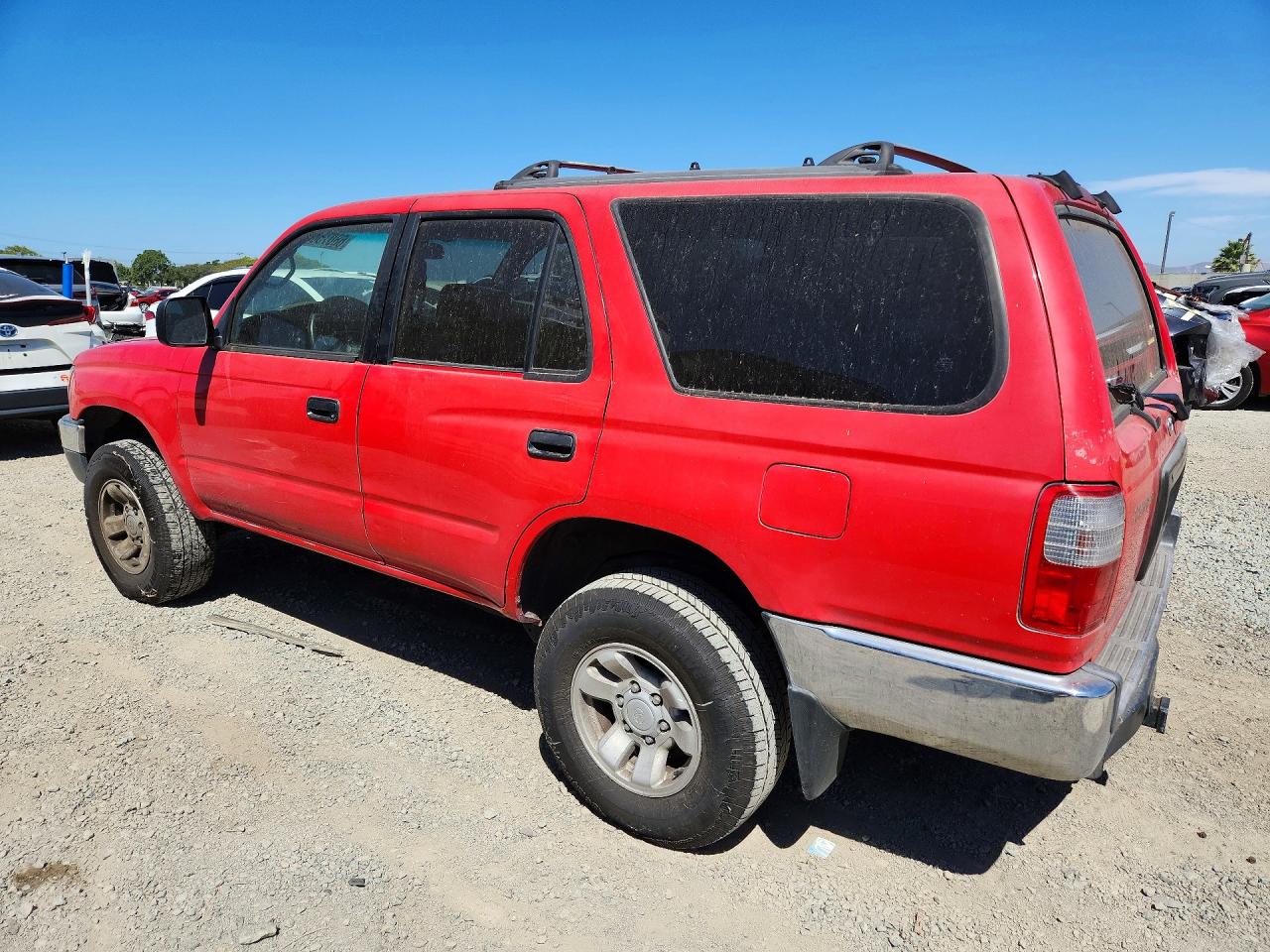 1999 Toyota 4runner Base Red vin: JT3GM84R7X0041671