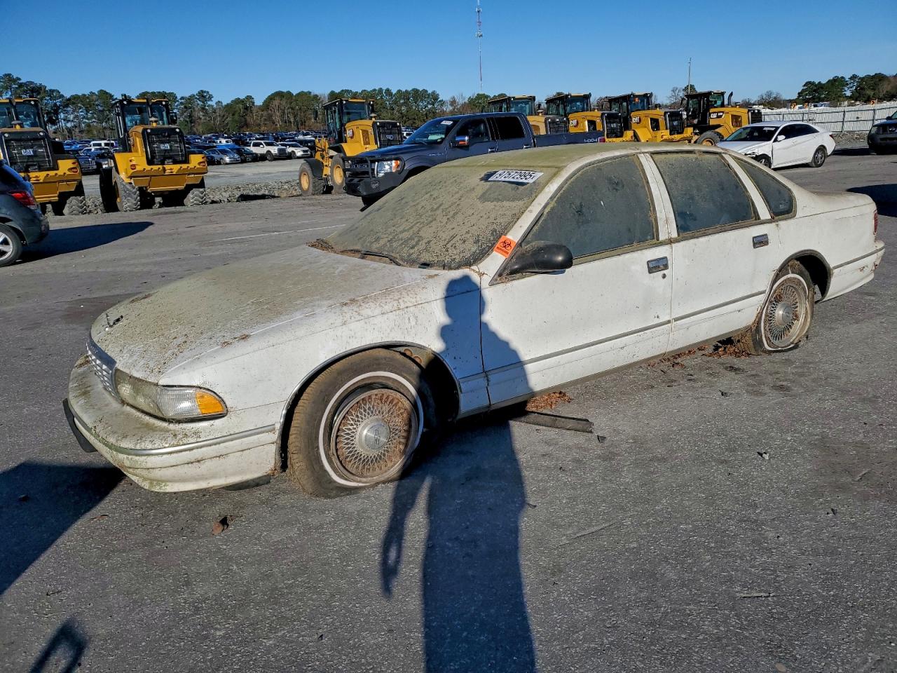 1996 Chevrolet Caprice Classic White vin: 1G1BL52W7TR185008