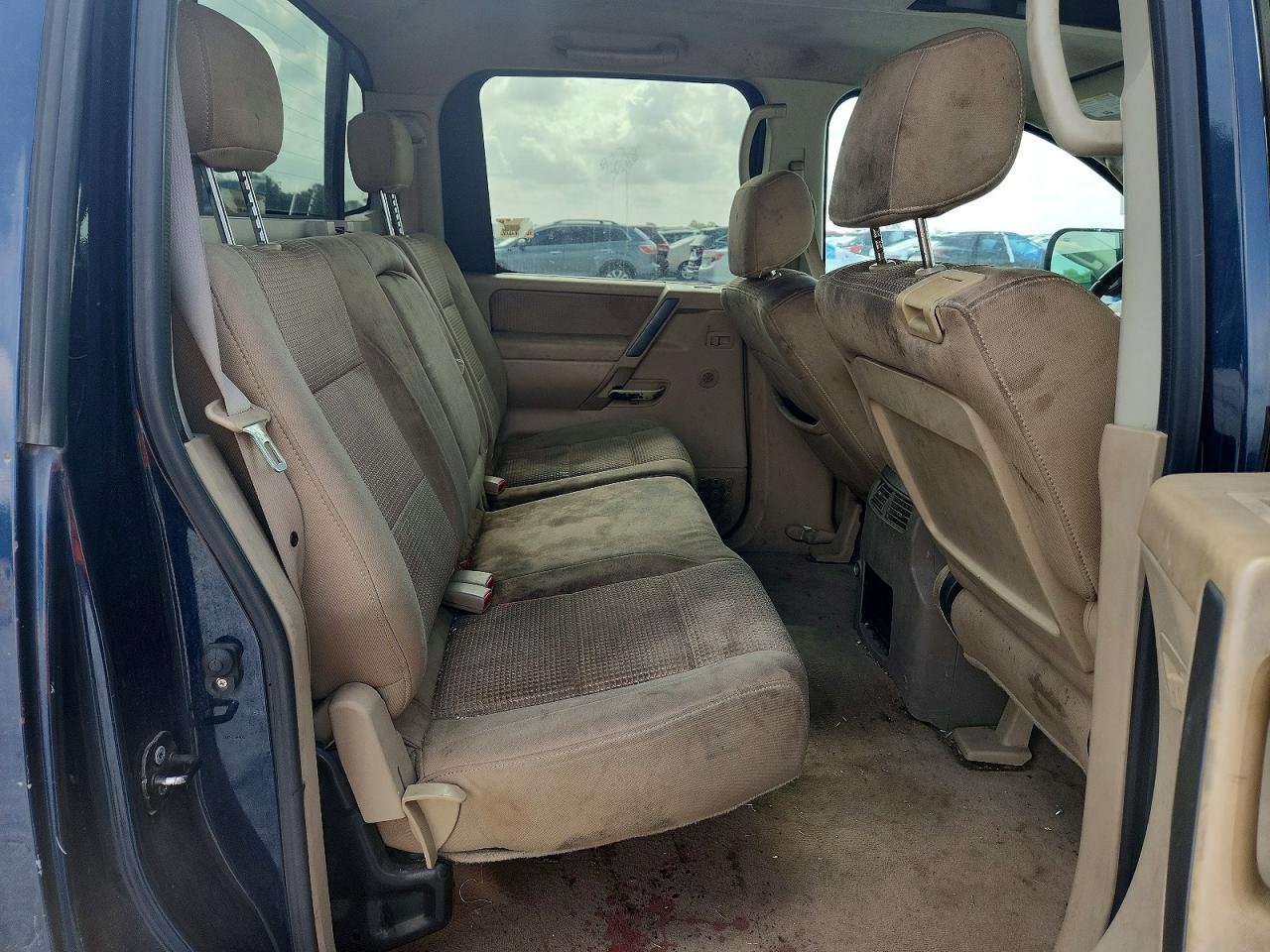2008 Nissan Titan Xe Ffv Blue vin: 1N6BA07G18N307388