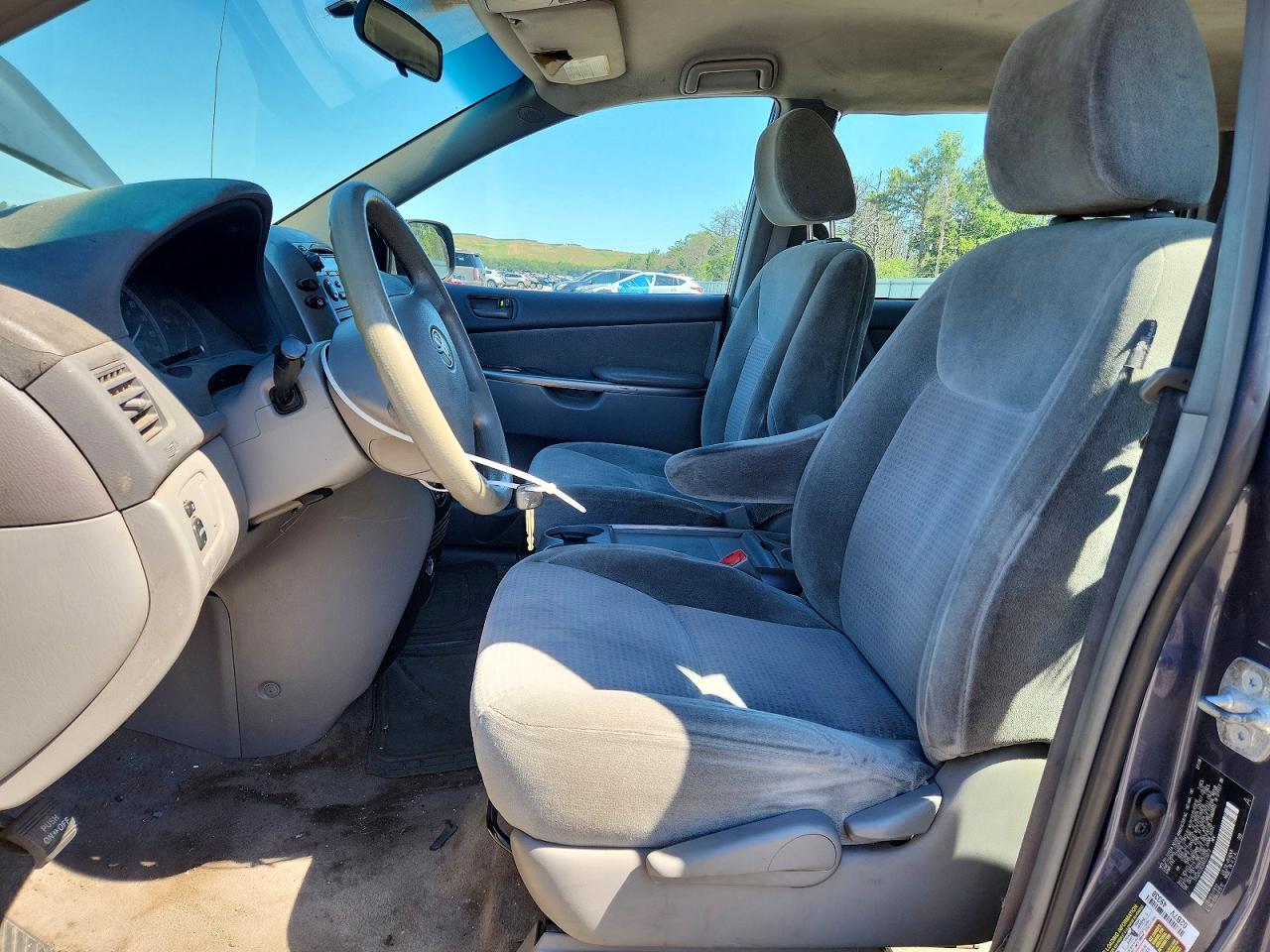 2009 Toyota Sienna Ce 7-passenger Синий vin: 5TDZK23C99S229273