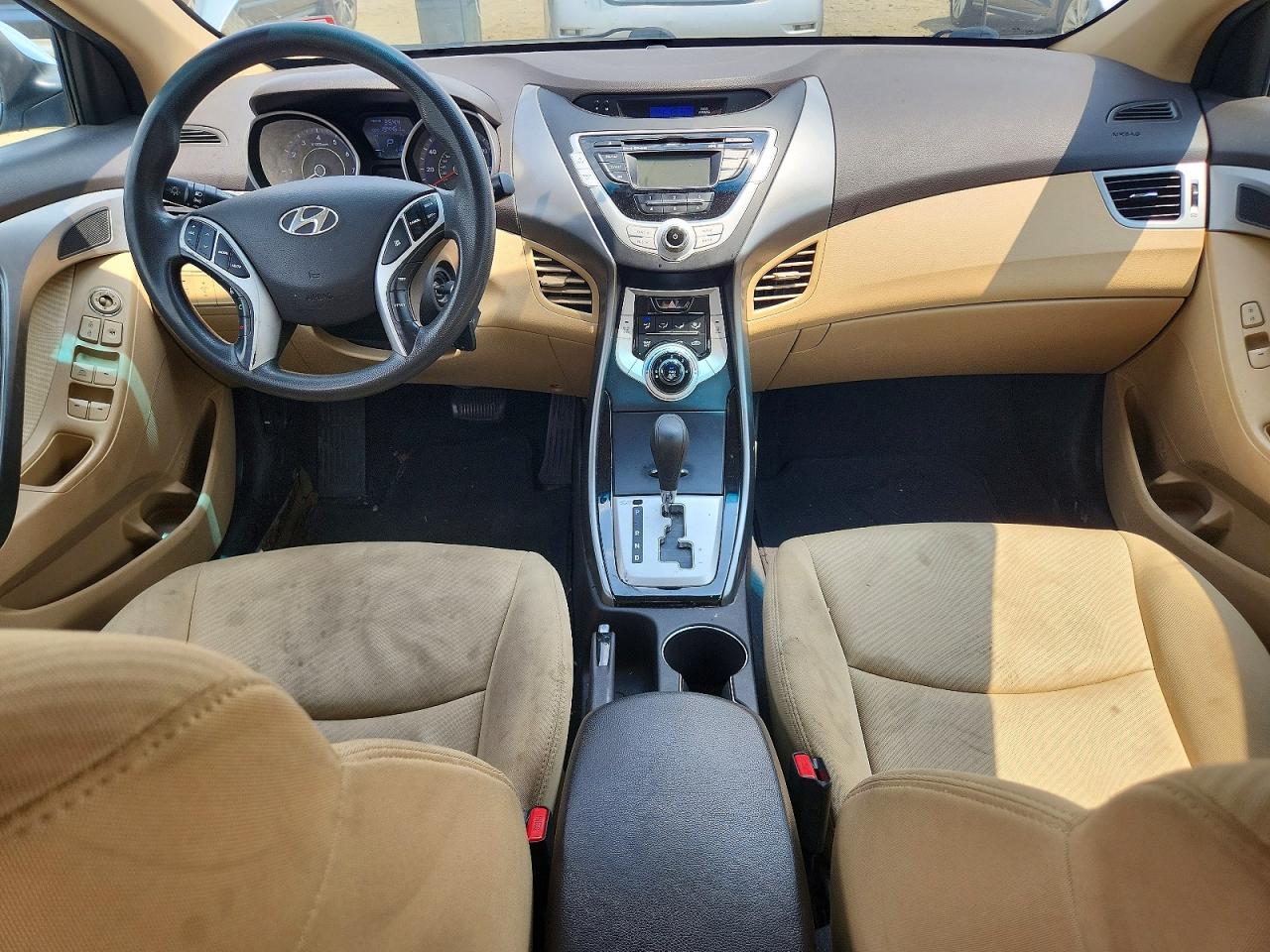 2012 Hyundai Elantra Gls Blue vin: KMHDH4AE7CU318914