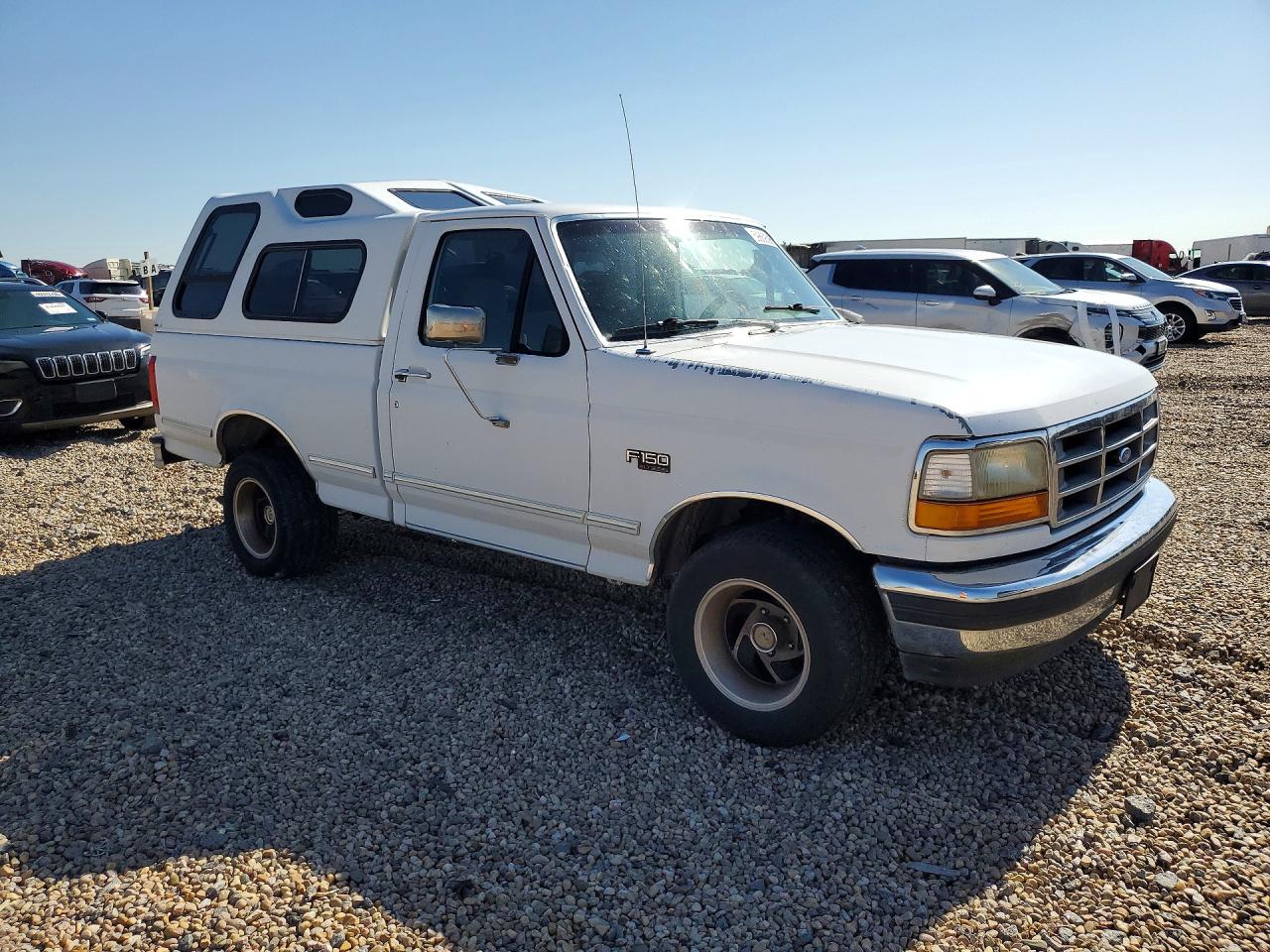 1993 Ford F150 White vin: 1FTDF15Y6PLA55789