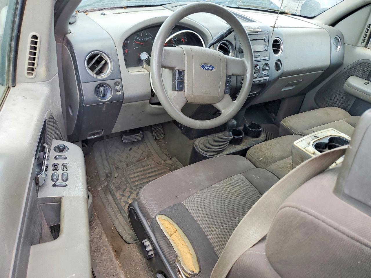 2006 Ford F150 White vin: 1FTRX14W46NA11991