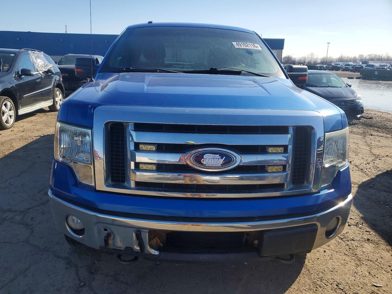 2010 Ford F150 Super Cab Blue vin: 1FTVX1EVXAKE35559