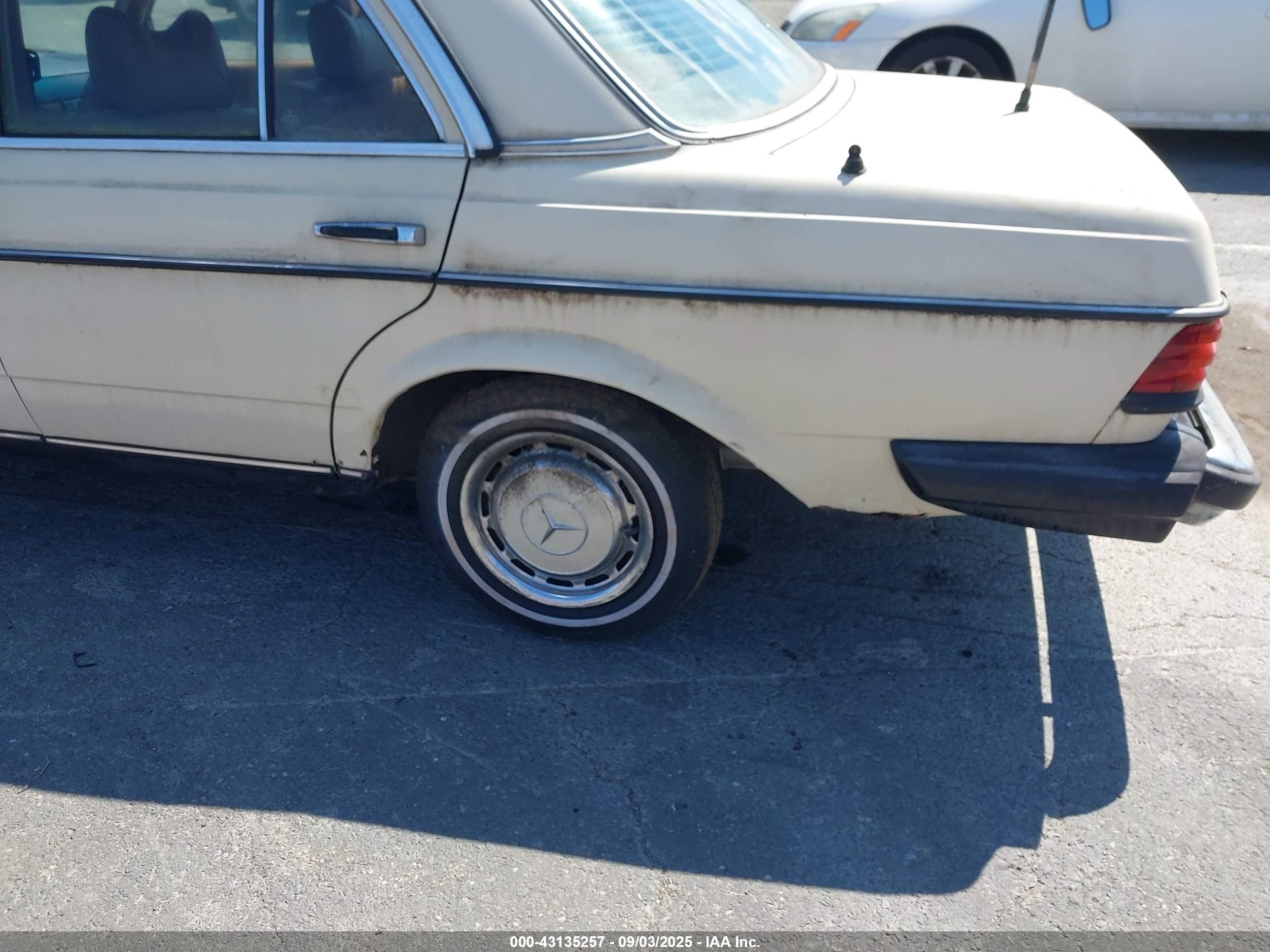 1979 Mercedes-benz 240d Series   Yellow vin: 12312312143662   