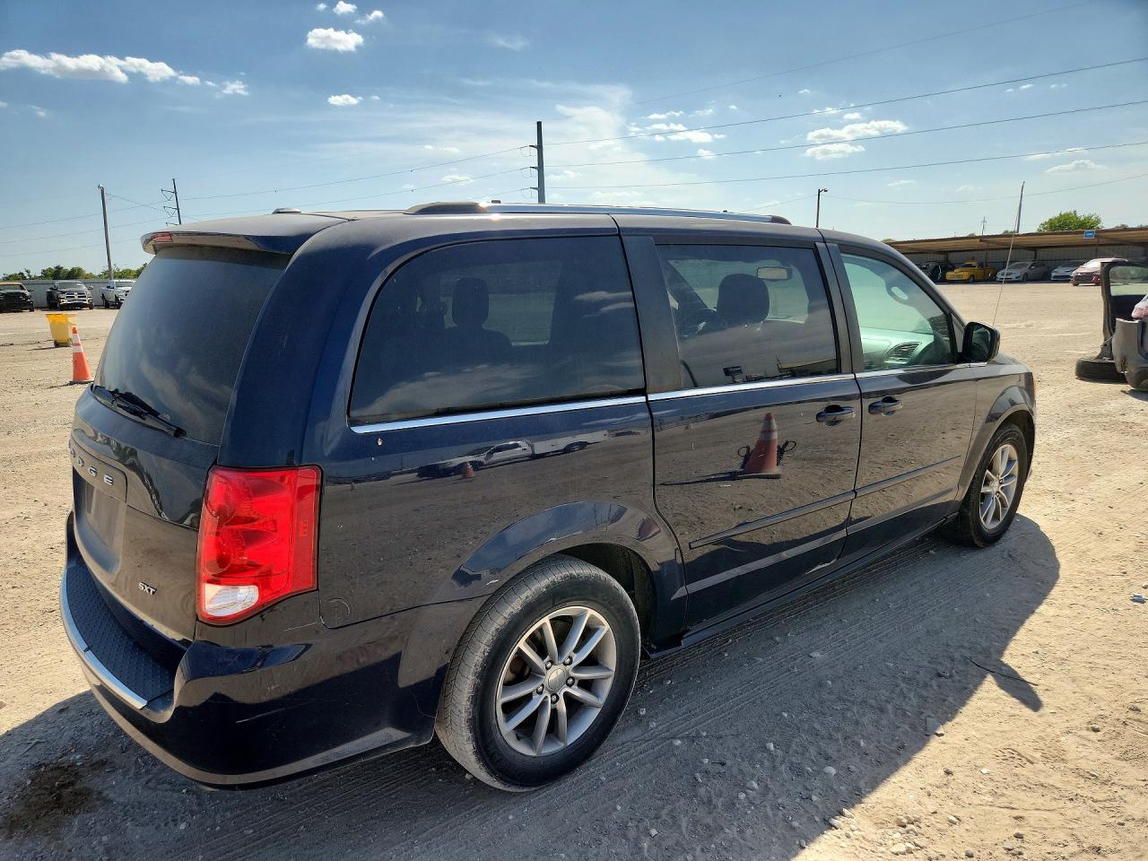 2015 Dodge Grand Caravan Sxt Blue vin: 2C4RDGCG4FR738055