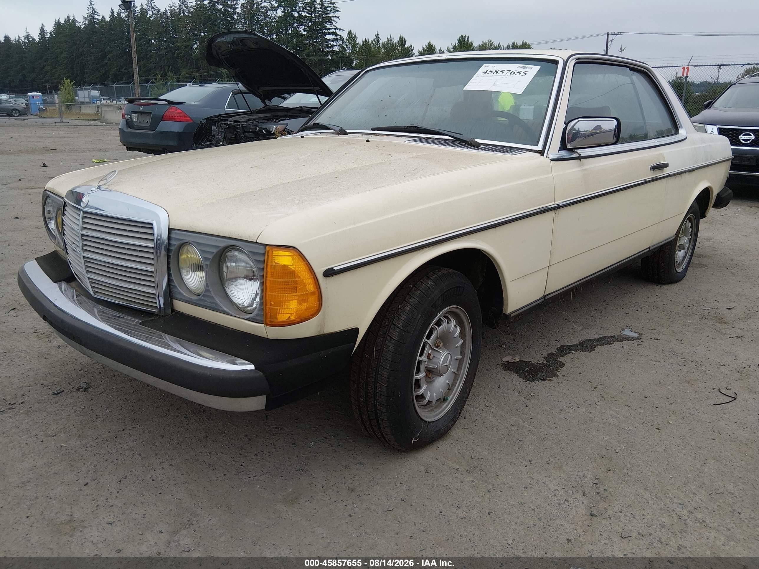 1980 Mercedes-benz 300 Series 300cd Cream vin: 12315012005086   