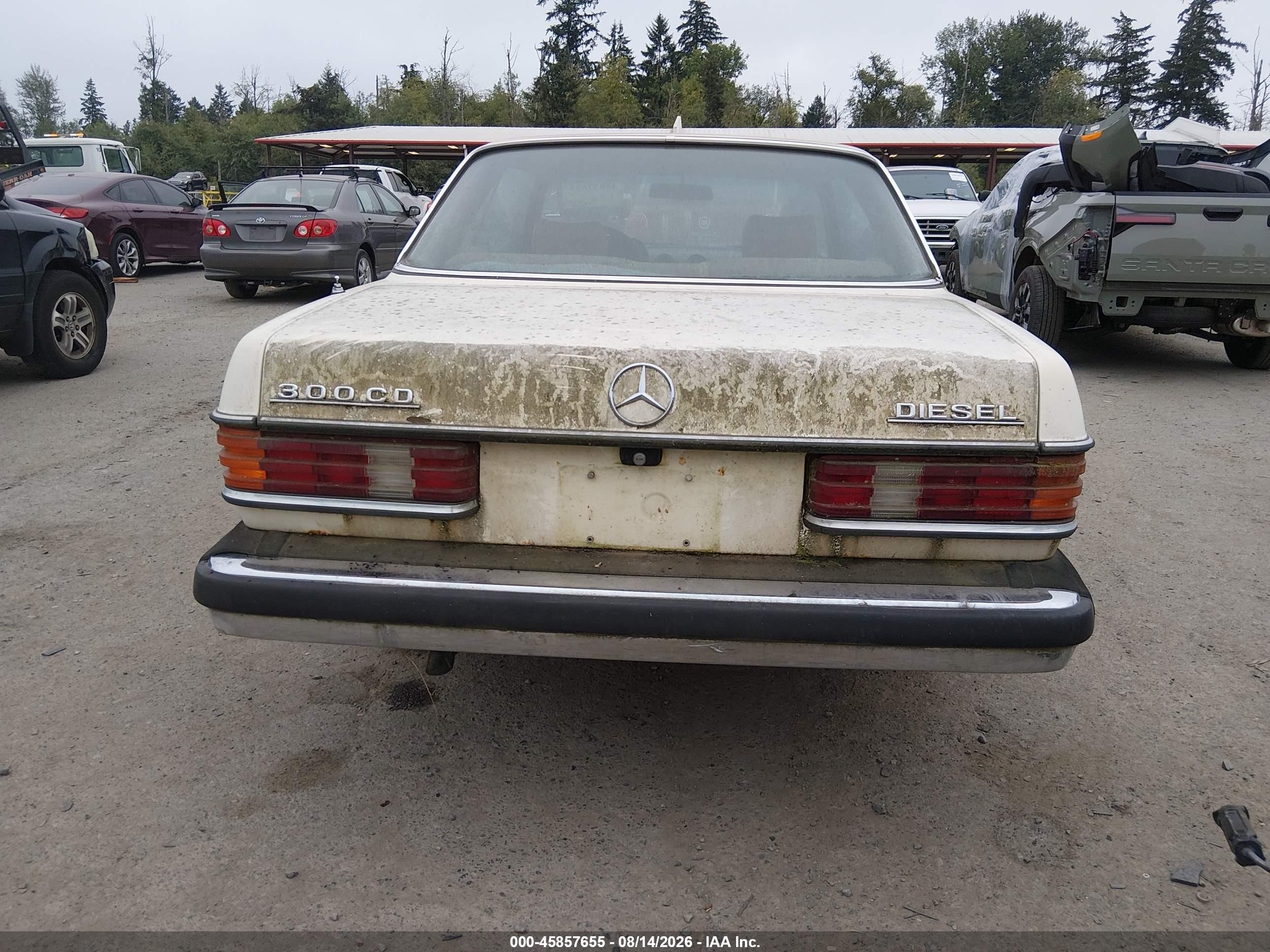 1980 Mercedes-benz 300 Series 300cd Cream vin: 12315012005086   